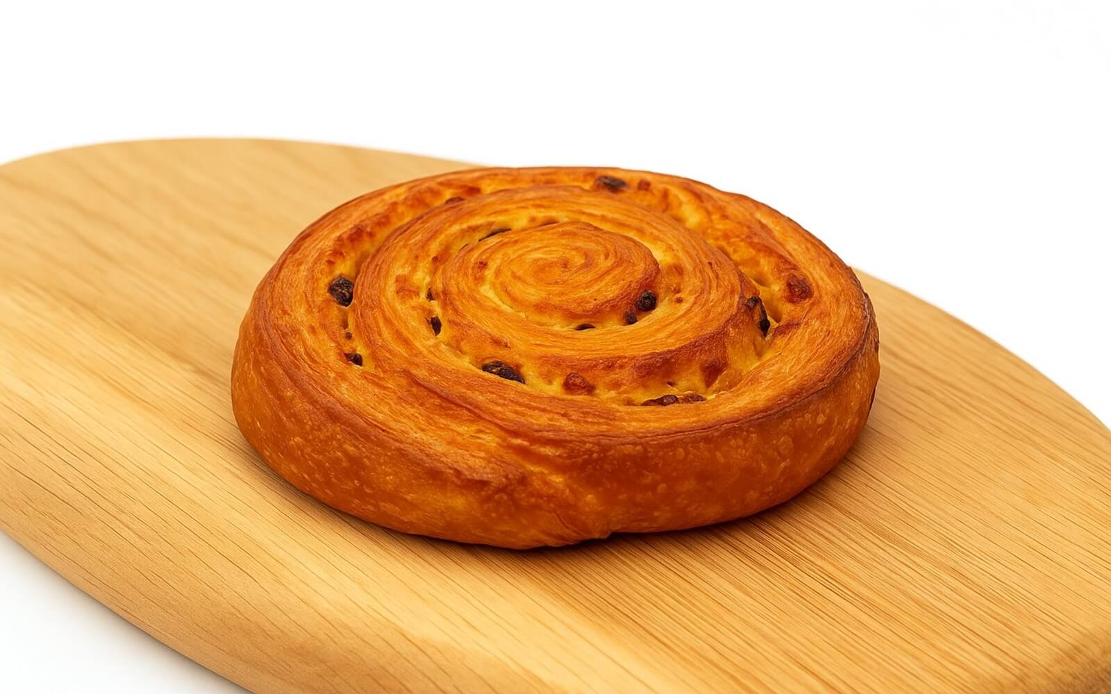 Polžek s šunko in sirom