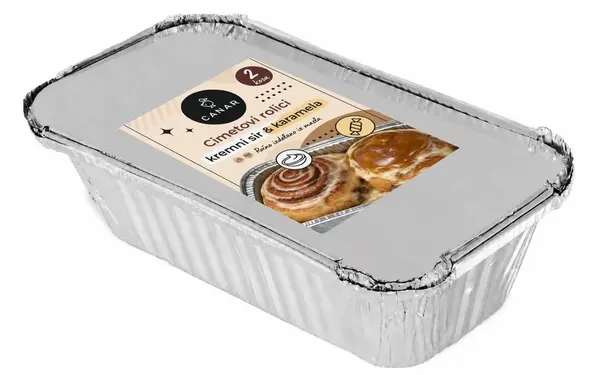 Cimetovi rolici – kremni sir & karamela, 2 kosa